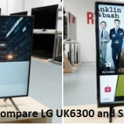Compare LG UK6300 and SAMSUNG NU7100 TVs