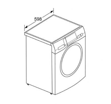ماشین لباسشویی 9 کیلو بوش مدل WAW28590 | 28590 - تصویر 2