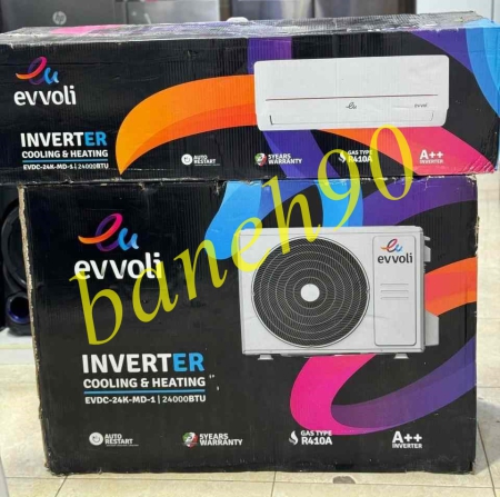 کولر گازی ایوولی 24000 سرد و گرم اینورتر EVDC-24K-MD-1 - تصویر 3