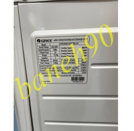 کولر گازی 30000 سرد و گرم گری مدل GWH30QE | K3NTB2A | GWH30ACE | K3NTA5A - تصویر 3