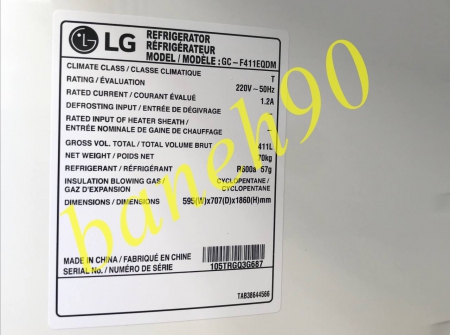 یخچال دوقلو ال جی مدل F411-B414 - تصویر 7