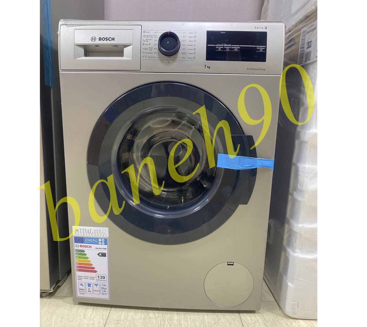 لباسشویی بوش 7 کیلو سری 2 ترکیه مدل WAJ2017SME - تصویر 6