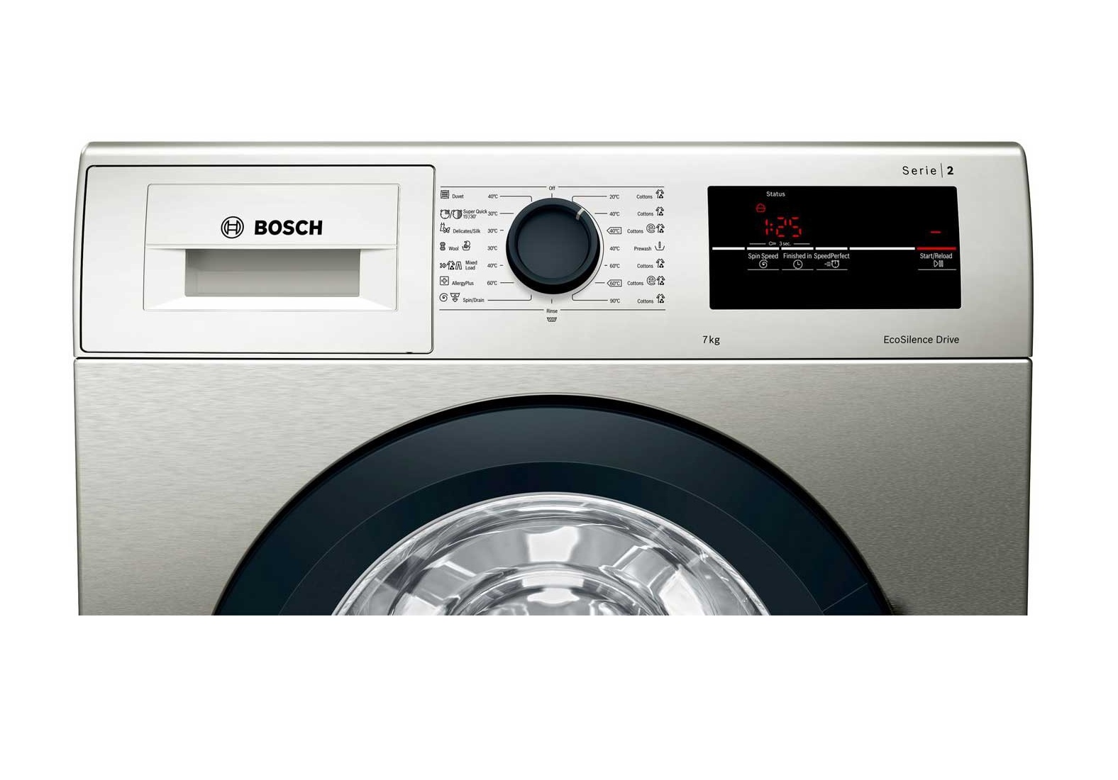 لباسشویی بوش 7 کیلو سری 2 ترکیه مدل WAJ2017SME - تصویر 3