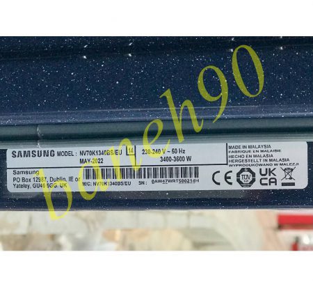 فر توکار سامسونگ 1340 | مایکروویو فر توکار 68 لیتر سامسونگ مدل NV70K1340BS - تصویر 14