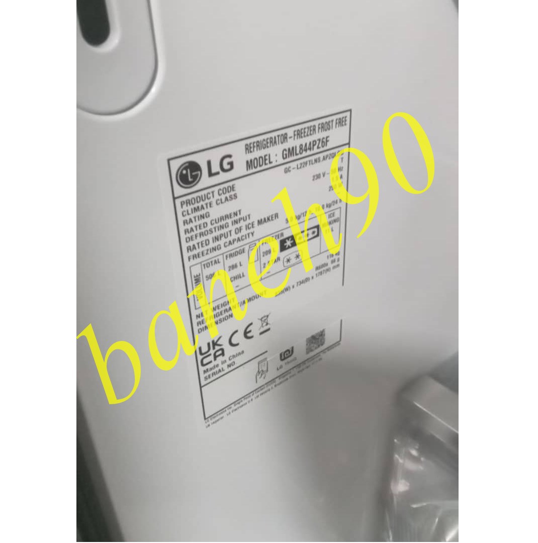 یخچال ساید بای ساید ال جی مدل GML844PZ6F | L844 - تصویر 13