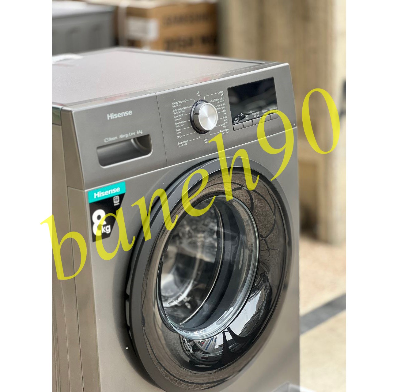 ماشین لباسشویی 8 کیلو هایسنس مدل WFPV8012EMT - تصویر 10