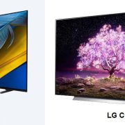 مقایسه تلویزیون ال جی C1 با تلویزیون سونی A80J