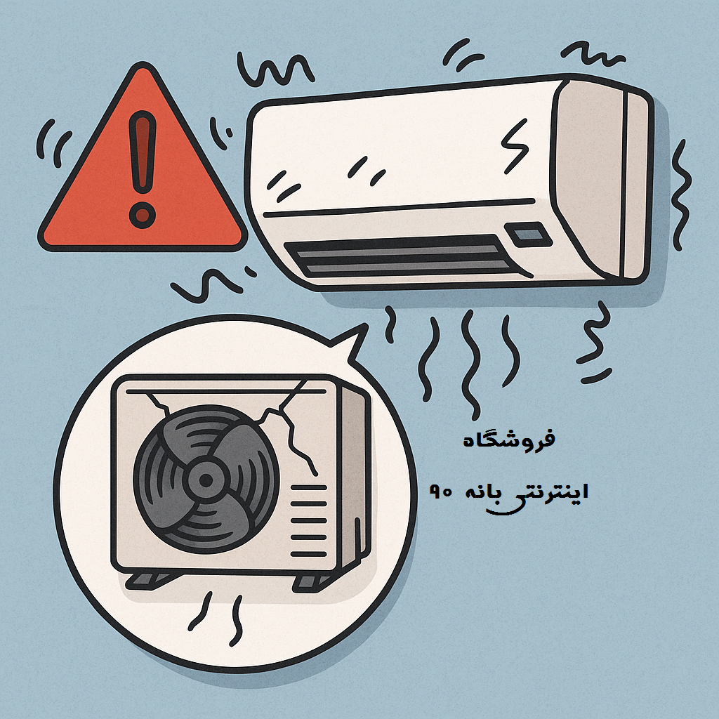 صدا دادن کولر گازی 