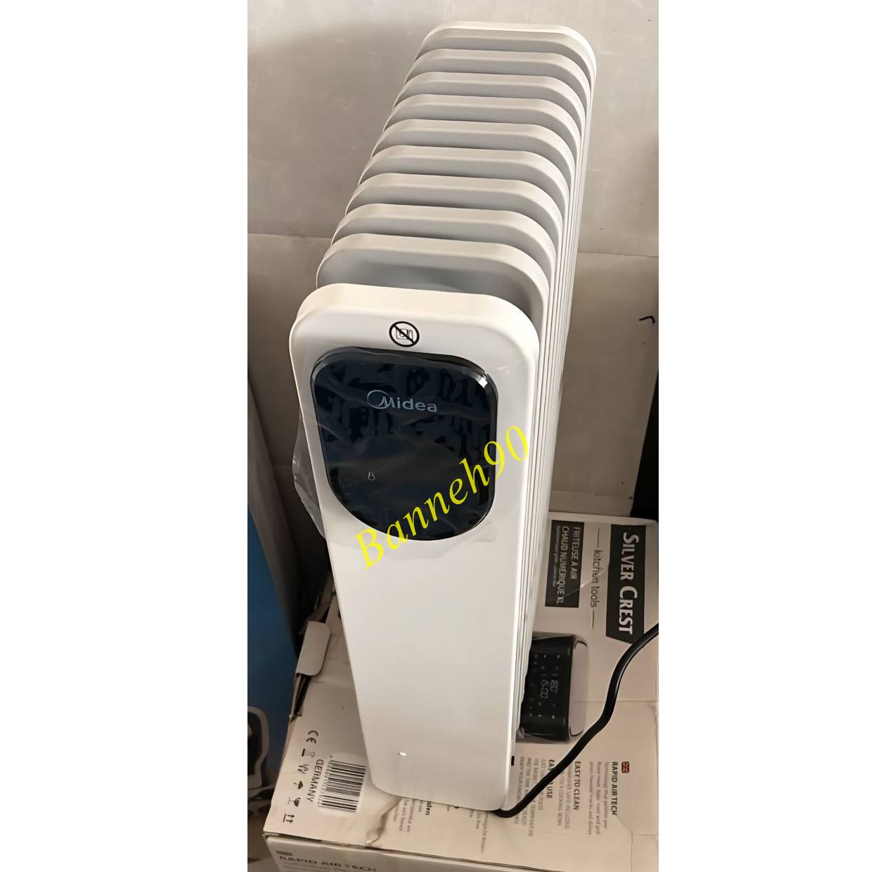 شوفاژ برقی 9 پره میدیا ریموت دار - تصویر 2