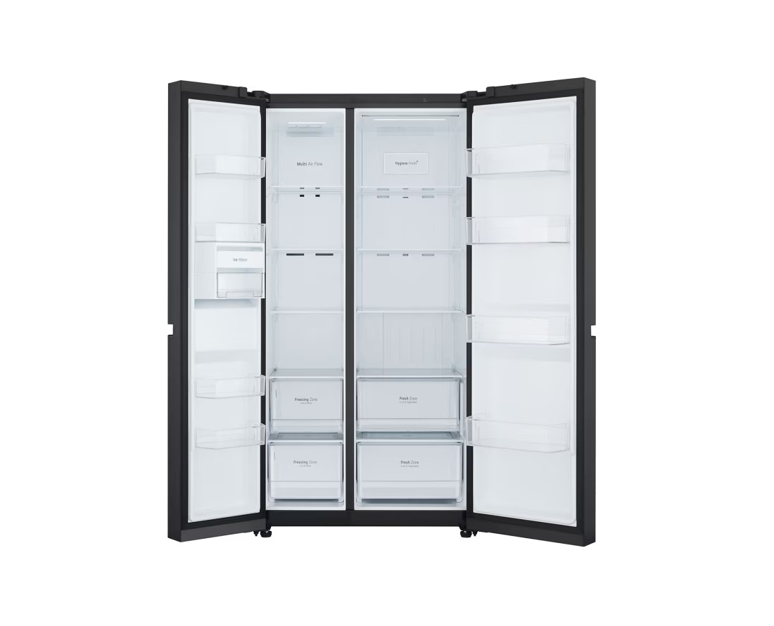 ساید شیشه ای ال جی 2025 رنگ مشکی 30 فوت B287G - تصویر 3