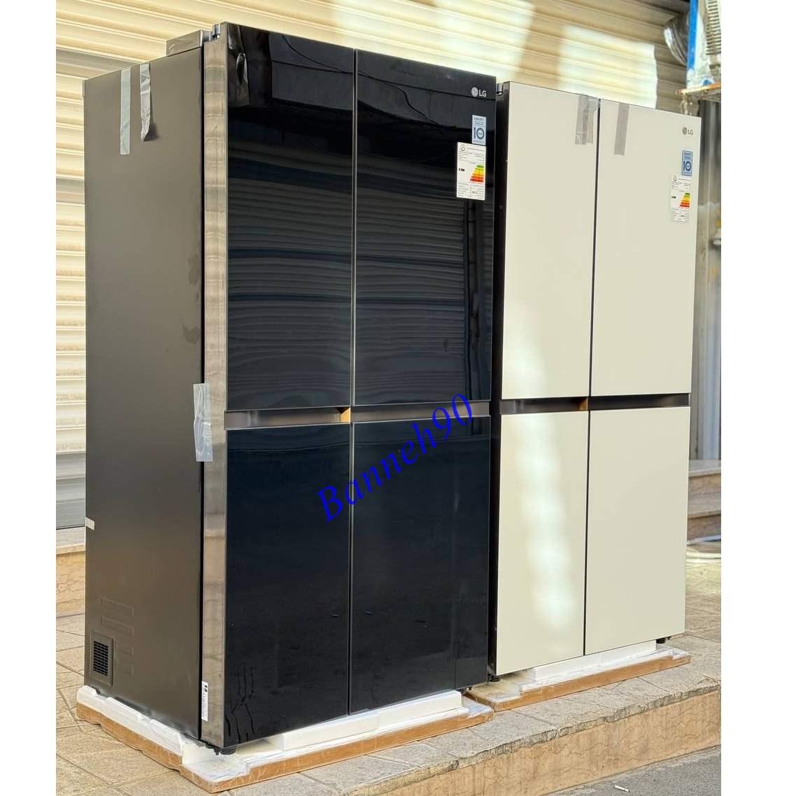 ساید شیشه ای ال جی 2025 رنگ مشکی 30 فوت B287G - تصویر 11