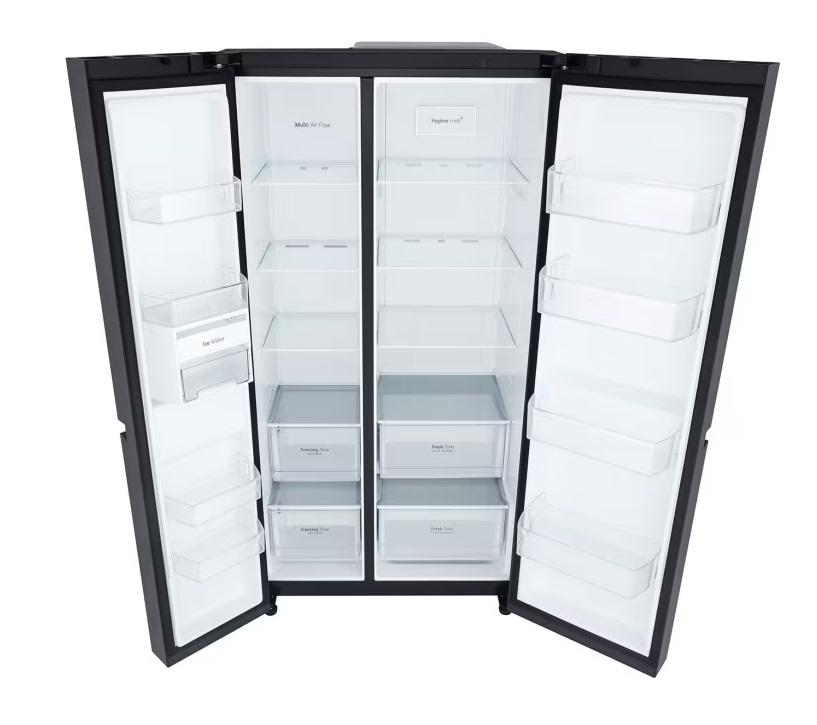 ساید شیشه ای ال جی 2025 رنگ مشکی 30 فوت B287G - تصویر 8