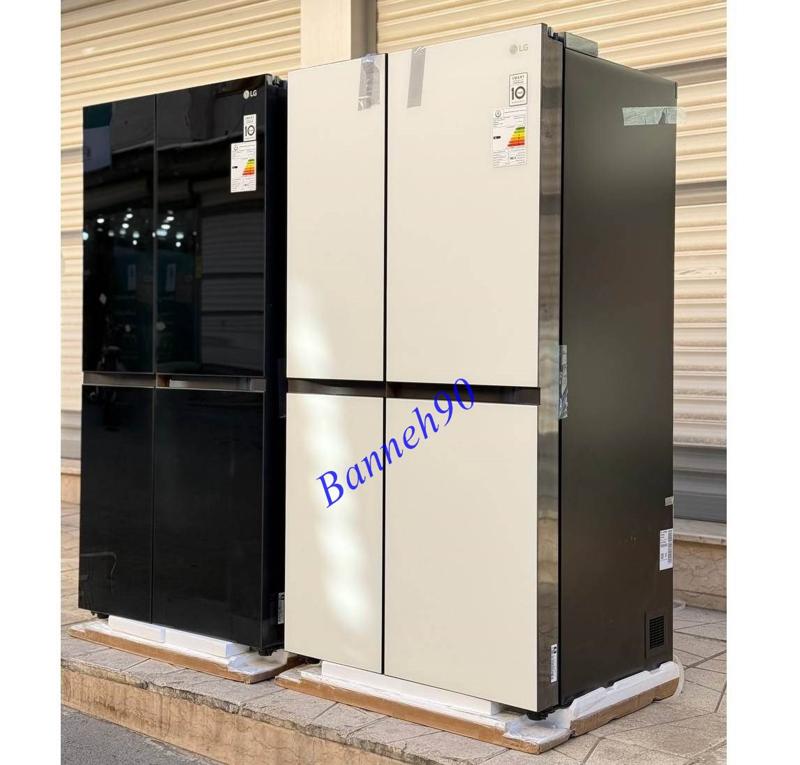 ساید شیشه ای ال جی 2025 رنگ مشکی 30 فوت B287G - تصویر 10