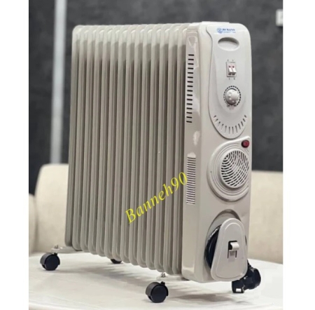 شوفاژ برقی 15 پره بورانو BR1122F - تصویر 3