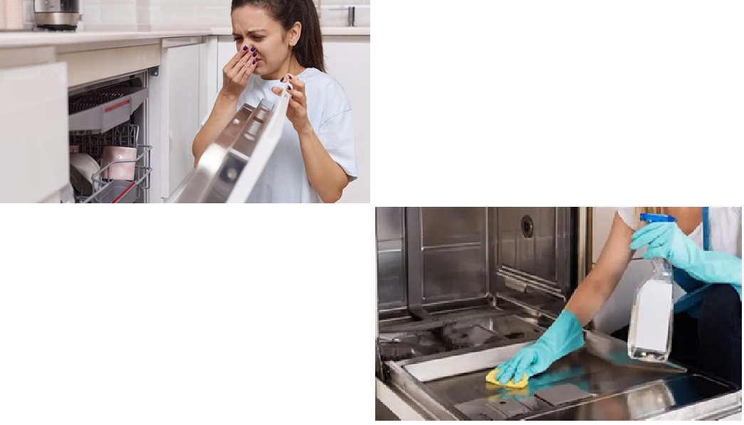 رفع بوی بد در ماشین ظرفشویی