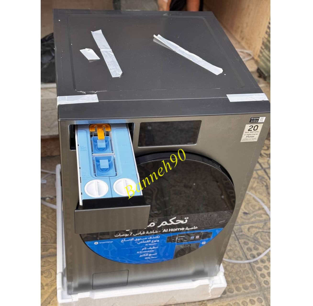 ماشین لباسشویی 22/11 کیلو سامسونگ مدل WD90F22BCS - تصویر 9