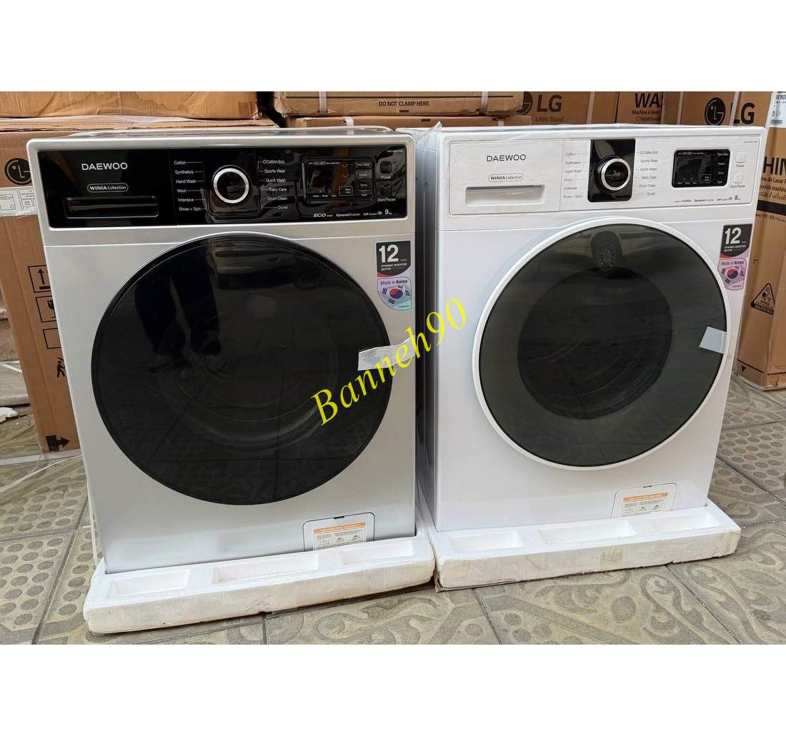 ماشین لباسشویی 8 کیلو دوو مدل DWD-GFD14TDS نقره ای - تصویر 3